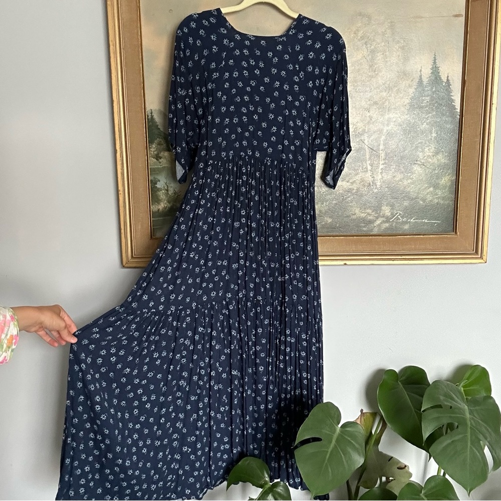 Christy dawn the Theo dress in blue daisy
